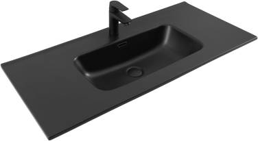 Aquanet Flat 100 черная матовая