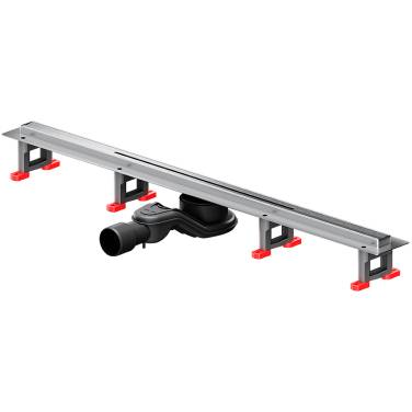 Am.Pm MasterFlow 80 W01SC-S11-080-05SB с решеткой Хром матовый Slim line