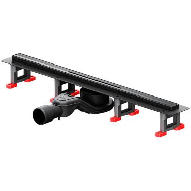 Am.Pm MasterFlow 60 W01SC-S11-060-05BM с Черной матовой решеткой Slim line