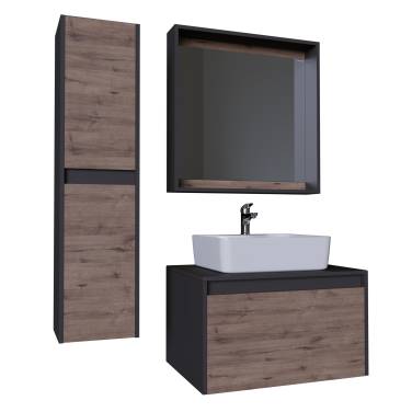 Grossman СМАРТ-70 см графит с полкой