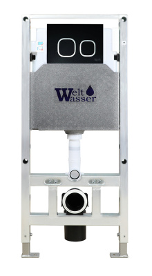 Унитаз с инсталляцией WeltWasser AMBERG 506 ST + SALZBACH 043 MT-BL + AMBERG RD-MT CR