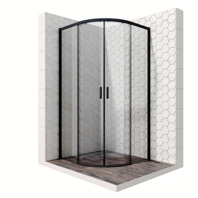 Ambassador Queen 11011201Black 90x90 без поддона