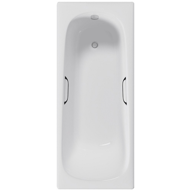 Delice Continental 160х70 (в комплекте ванна с ручками хром, без ножек и слива-перелива)