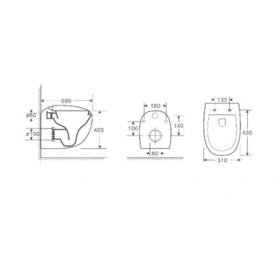 Комплект (инсталляция+унитаз+кнопка) WeltWasser MARBERG 410 + JECKENBACH 004 GL-WT + MAR 410 SE