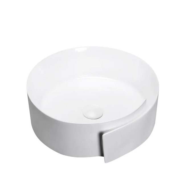 Ceruttispa CR0066 накладная, белая, с завитком 440х460х150