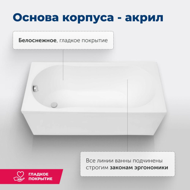Aquanet Light 150x70 (с каркасом)
