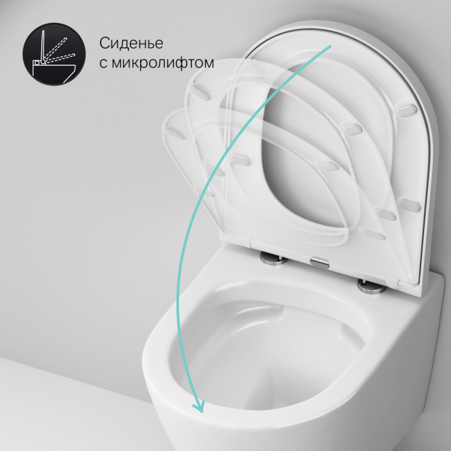 AM.PM C741701SC Sense FlashClean с сиденьем микролифт