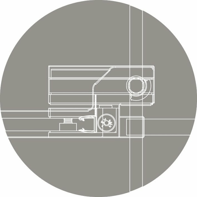 Cezares Slider 110х90 SLIDER-AH-2-80/90-100/110-BR-Cr профиль Хром стекло бронзовое без поддона