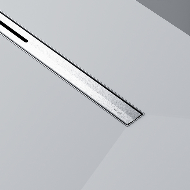 Am.Pm MasterFlow 80 W01SC-S11-080-05SB с решеткой Хром матовый Slim line