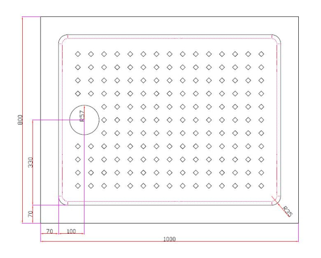 CEZARES TRAY-A-AH-100/80-15-W