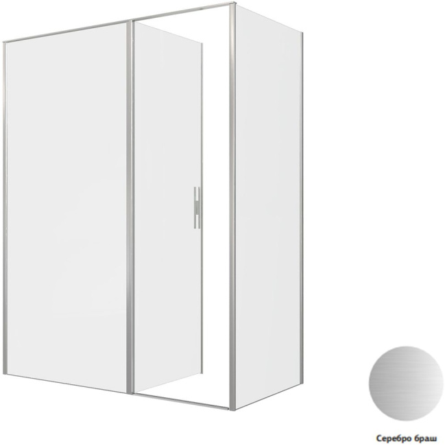 Allen Brau Priority 160x80 3.31038.BA + 3.31041.BA серебро браш без поддона