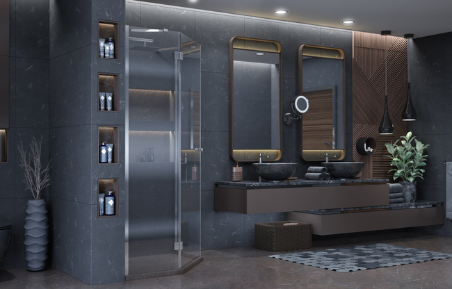 Ambassador Diamond 12011111L 90x90 без поддона