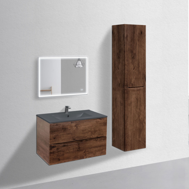 Vincea Mia 750 подвесная, 2 выкатных ящика soft close, R.Wood