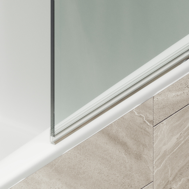 MaybahGlass поворотная на монопетле, 6 мм, Стекло Бесцветное, 80x140 (MGV-600-2)