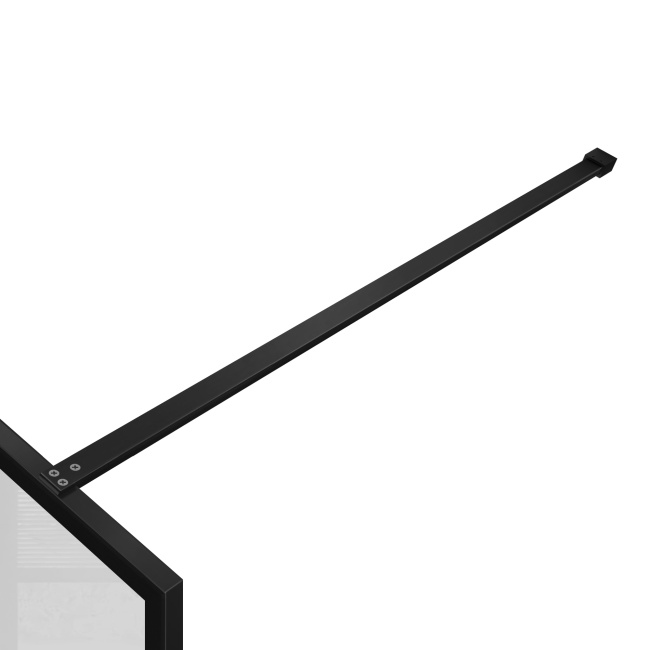 Vincea Walk-In HP Art VSW-1HP900FLB, 900*2000, черный матовый, стекло рифленое