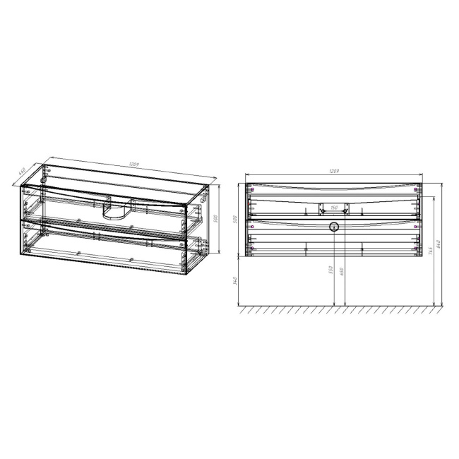 Vincea Mia 1200 R.Wood