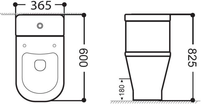 Aquanet Fine Rimless FINE-C Soft Close