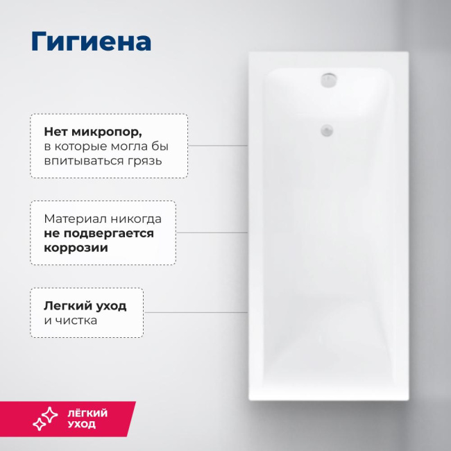 Aquanet Bright 175x75 (с каркасом)
