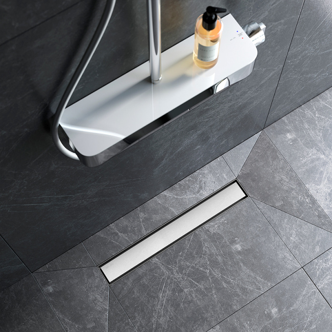 Am.Pm MasterFlow 50 W01SC-U11-050-04SB с решеткой Хром матовый / под плитку Tile