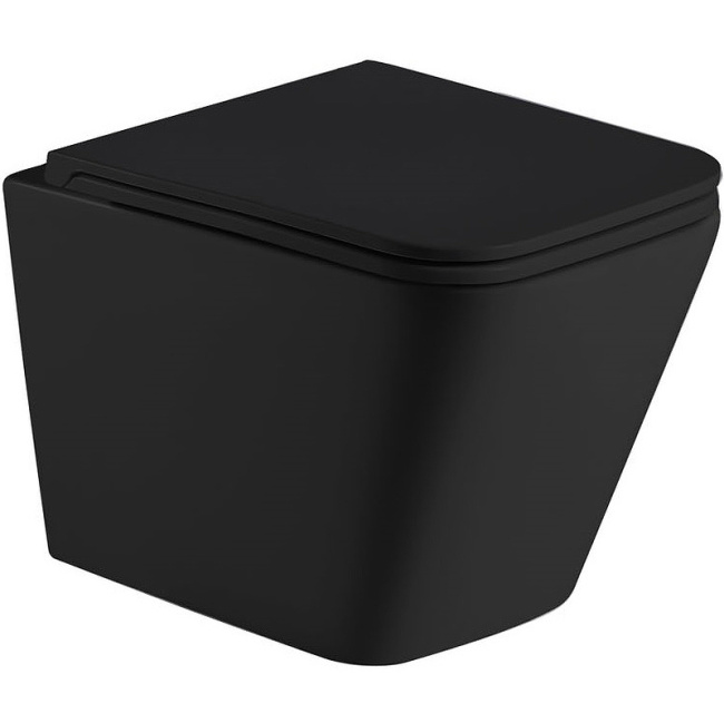 WeltWasser Gelbach 043 MT-BL 10000011966 подвесной Черный матовый с сиденьем Микролифт