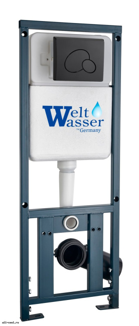 WeltWasser WW MARBERG 410 + RD BL кнопка черная