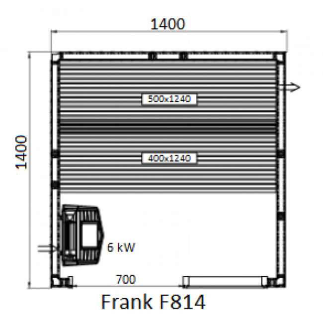 Frank F 812 (200x140x210) Липа Экстра