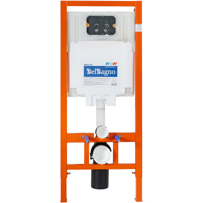 BelBagno BB002-80/BB012-MR-NERO.M с Черной матовой клавишей смыва