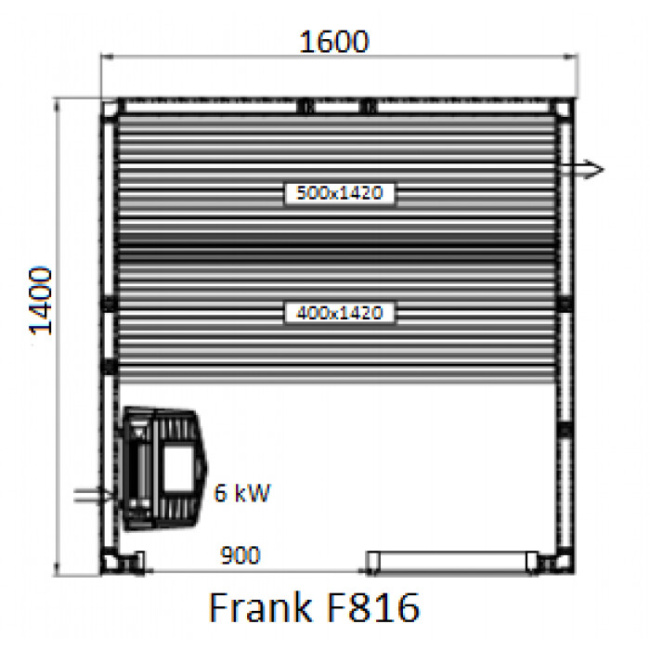 Frank F 812 (200x140x210) Липа Экстра