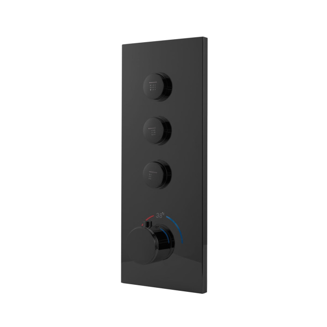 Vincea VSCV-433TMB трехфункциональный, термостатический, черный