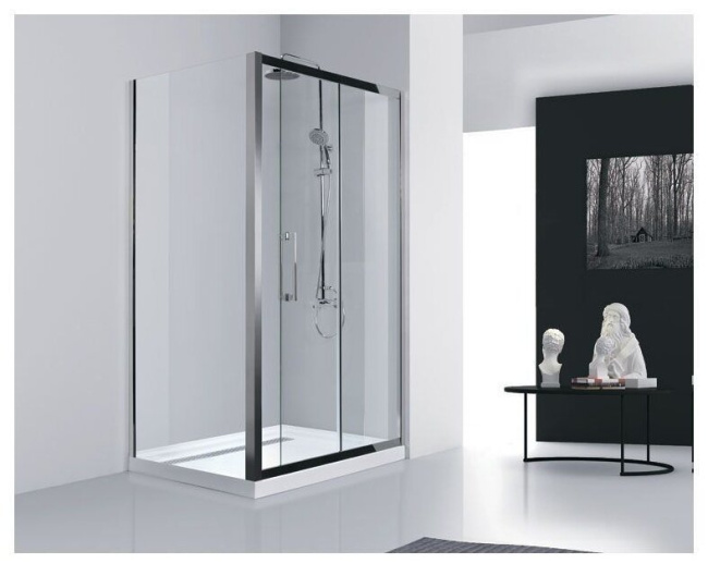 Aquanet Delta NPE1131 150x80, прозрачное стекло без поддона