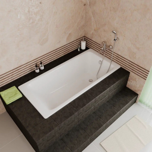 Delice Parallel 170х80 с ручками и антискользящим покрытием DLR220502R-AS