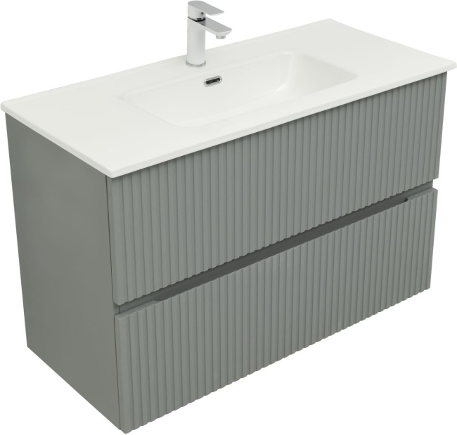 Aquanet Вега 100 2 ящ. цв.белый глянец