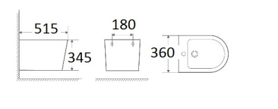 WeltWasser SALZBACH 005 GL-WT белый глянец
