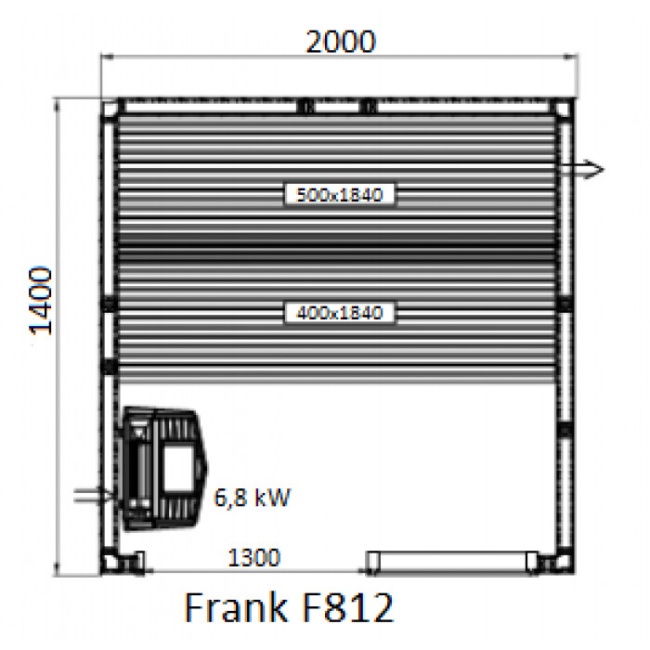 Frank F 812 (200x140x210) Липа Экстра