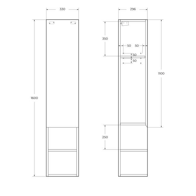 BelBagno KRAFT KRAFT-1600-1A-SC-RT-R светлое дерево