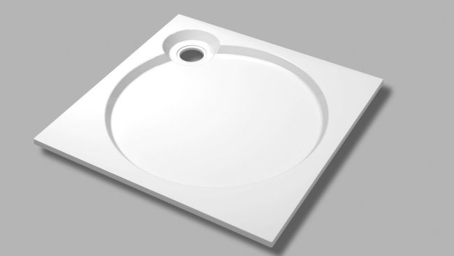 CEZARES TRAY-S-A-90-56-W из искусственного мрамора