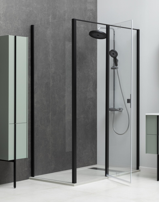 Allen Brau Priority 100x90 3.31030.BBA + 3.31045.BBA черный браш без поддона