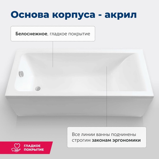 Aquanet Bright 180x80 (с каркасом)