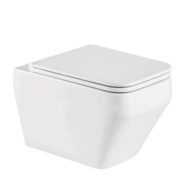 Комплект Weltwasser 10000011680 подвесной унитаз Hofbach 041 GL-WT + инсталляция Marberg 410 + кнопка MAR SE MT-BL