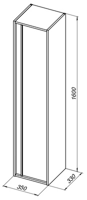 Aquanet Lino 35 Дуб Веллингтон