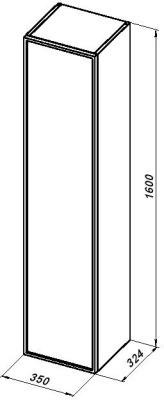Aquanet Арт 35 маренго
