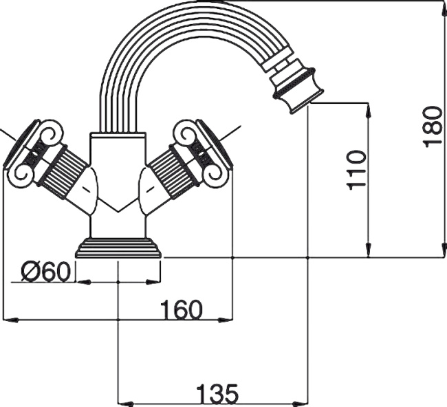 Cezares Olimp OLIMP-BS2-01-Sw с донным клапаном