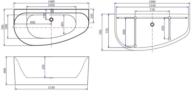 Allen Brau Priority 5 А 160x78 2.31005.21A белый матовый