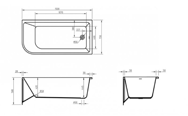 BelBagno BB712-1500-730-R